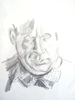 Self Portrait, pencil3